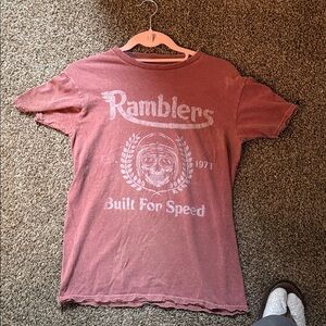 Ramblers Women's Graphic Tee - Rust Red